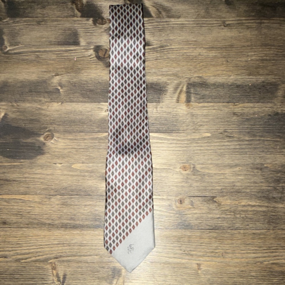 Vintage Bronzini 100% Silk Men's Tie